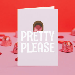 Chocolate Cherry Valentine's Day Card