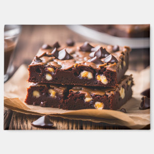 Chocolate Chip Brownies Magnet