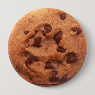 Chocolate Chip Cookie 10 Cm Round Badge