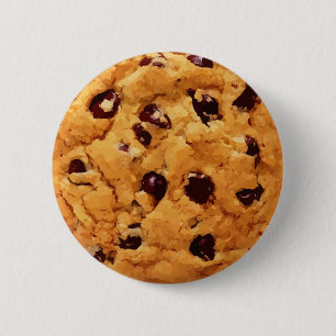 Chocolate Chip Cookie 6 Cm Round Badge