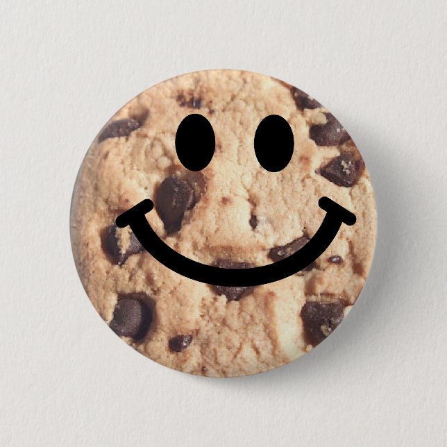 Chocolate Chip Cookie 6 Cm Round Badge (Front)