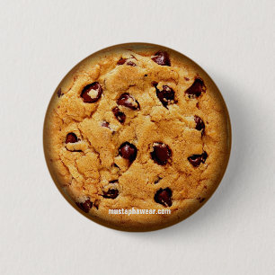 Chocolate Chip Cookie 6 Cm Round Badge