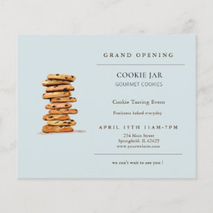 Chocolate chip cookie Bakery Grand Opening  Flyer