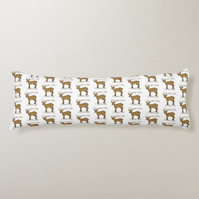 Chocolate Chip Cookie Doe Body Cushion (Front)
