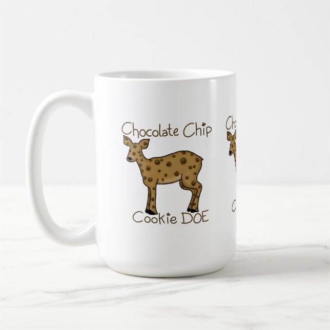 Chocolate Chip Cookie Doe Coffee Mug (Left)