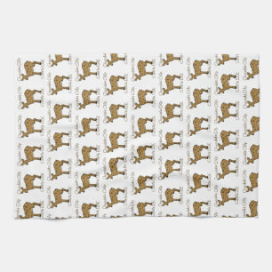 Chocolate Chip Cookie Doe Tea Towel