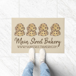 Chocolate Chip Cookie Dough Bakery Pastry Chef Doormat