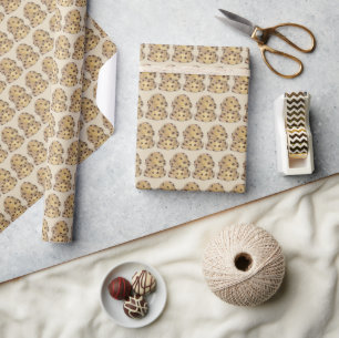 Chocolate Chip Cookie Dough Bakery Pastry Chef Wrapping Paper