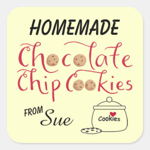 Chocolate Chip Cookie Gift Stickers