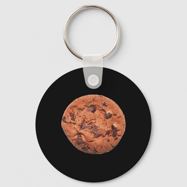 Chocolate Chip Cookie Halloween Christmas Thanksgi Key Ring (Front)