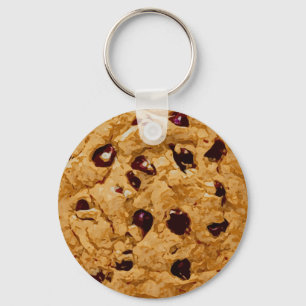 Chocolate Chip Cookie Key Ring