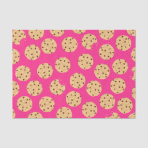 Chocolate Chip Cookie Kids 1st Birthday Party Pink Tissue Paper