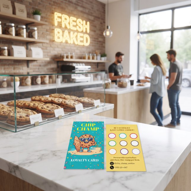 Chocolate Chip Cookie Loyalty Card (Creator Uploaded)