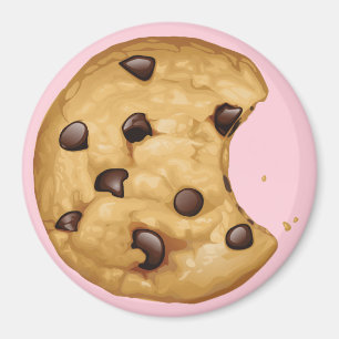 Chocolate chip cookie magnet