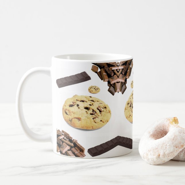 Chocolate Chip Cookie Mug (With Donut)