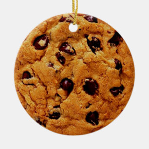 chocolate chip cookie ornament