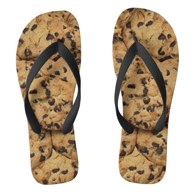 Chocolate Chip Cookie Pattern Thongs (Footbed)