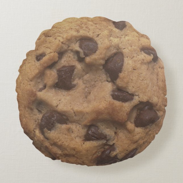 Chocolate Chip Cookie Pillow (Front)