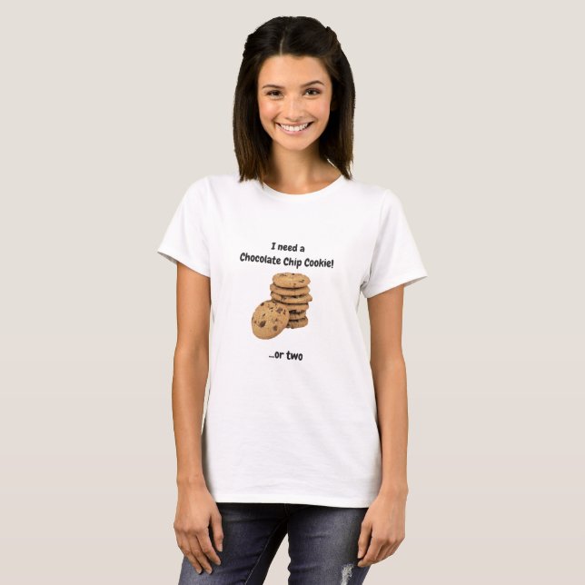 Chocolate Chip Cookie T-Shirt (Front Full)