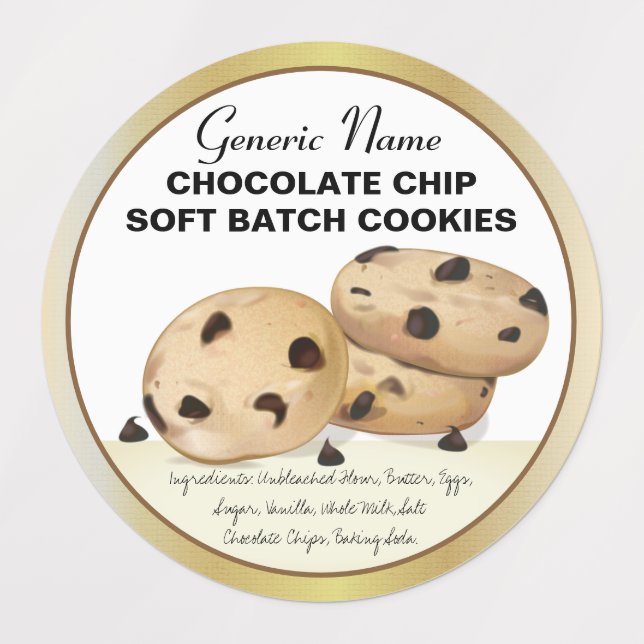 Chocolate Chip Cookies (Design 1)