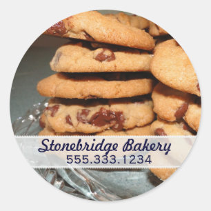 Chocolate Chip Cookies Advertisement Sticker