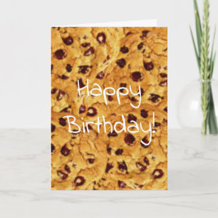 chocolate chip cookies card