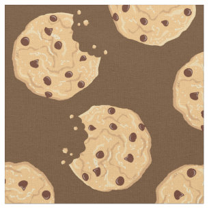 Chocolate Chip Cookies Cute Kids Fabric