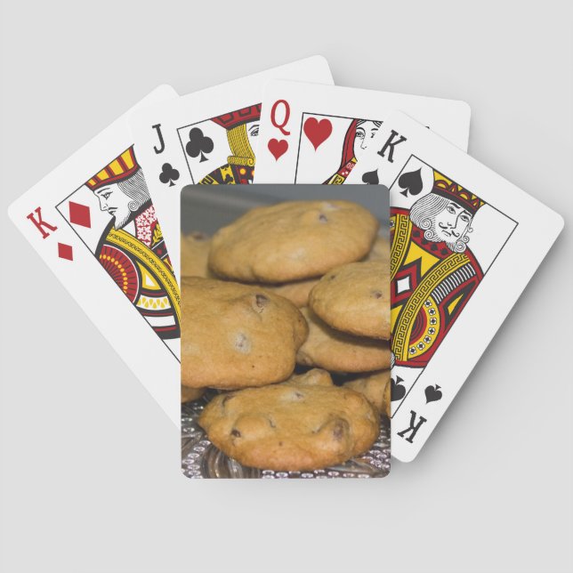 Chocolate Chip Cookies Food Photography Playing Cards (Back)