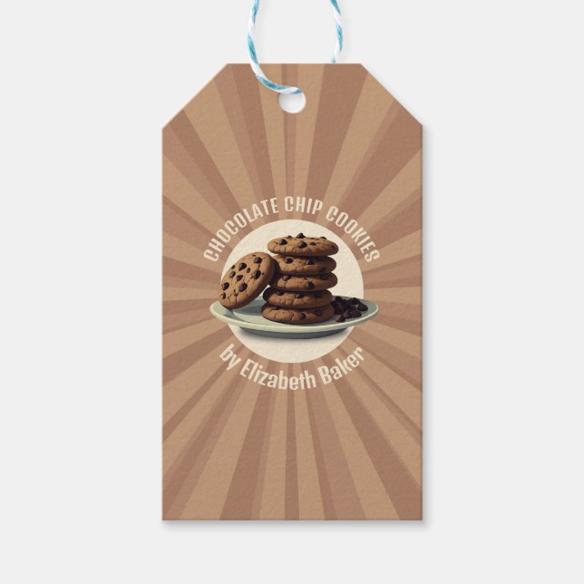 Chocolate Chip Cookies Gift Tags (Front)