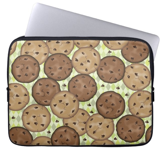Chocolate Chip Cookies Laptop Sleeve (Front)