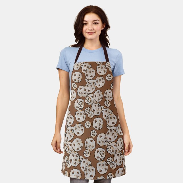 Chocolate Chip Cookies Pattern                     Apron (Worn)