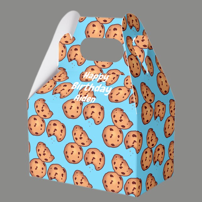 Chocolate Chip Cookies Pattern Favour Box (Creator Uploaded)