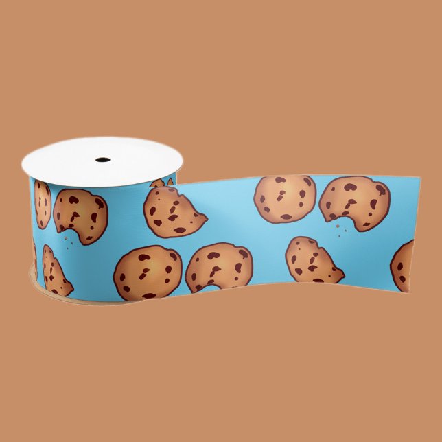 Chocolate Chip Cookies Pattern    Satin Ribbon (Creator Uploaded)