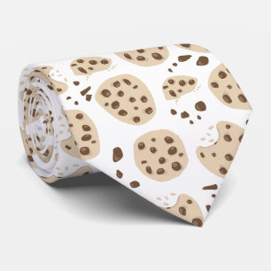 Chocolate Chip Cookies Pattern Tie