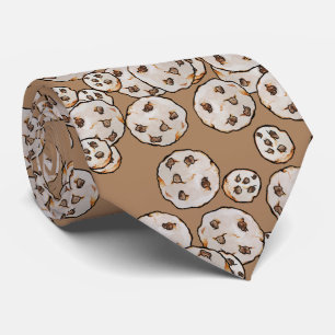 Chocolate Chip Cookies Pattern Tie