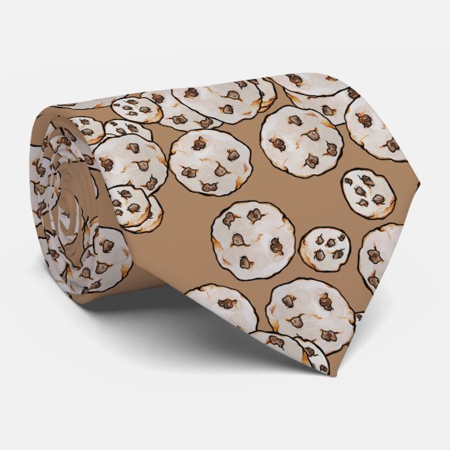 Chocolate Chip Cookies Pattern                     Tie (Rolled)