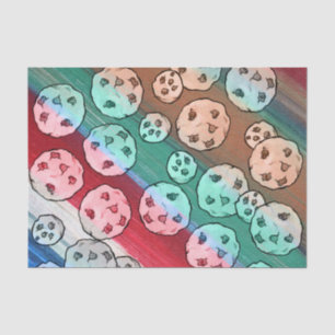 Chocolate Chip Cookies Pattern                     Tissue Paper