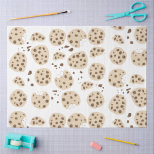 Chocolate Chip Cookies Pattern Tissue Paper