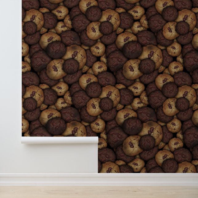 Chocolate Chip Cookies Pattern  Wallpaper (Application)