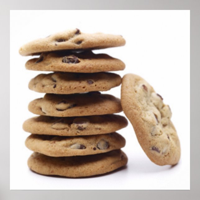 Chocolate Chip Cookies Poster Print (Front)