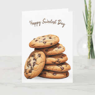 Chocolate Chip Cookies Sweetest Day Card
