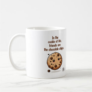 Chocolate chip friendship coffee mug