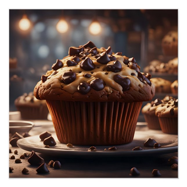 Chocolate Chip Muffin Poster (Front)
