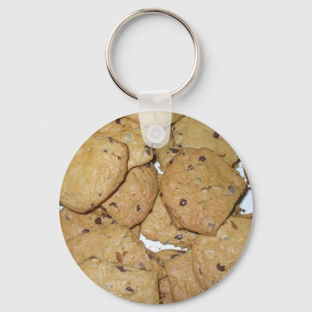Chocolate Chip Oatmeal Cookies Key Ring (Front)