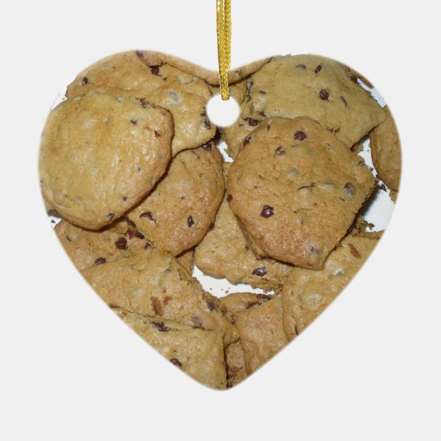 Chocolate Chip Oatmeal Cookies Ornament (Front)