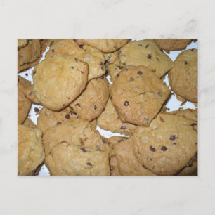 Chocolate Chip Oatmeal Cookies Postcard