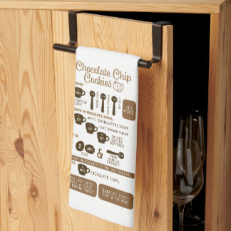 Chocolate Chip Recipe Kitchen Towel