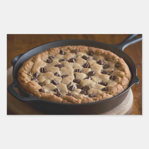 Chocolate Chip Skillet Cookie Rectangular Sticker