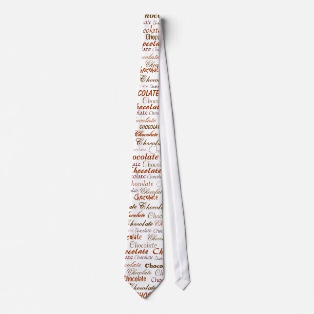 Chocolate, Chocolate, Chocolate, Chocolate, Cho... Tie (Front)