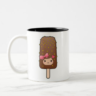 Chocolate Coated Crunch Ice-cream Two-tone Mug